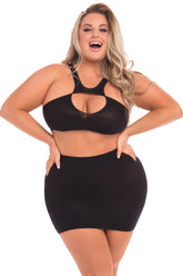 Be Seen 2Pc Skirt Set - PL23074X by Pink Lipstick